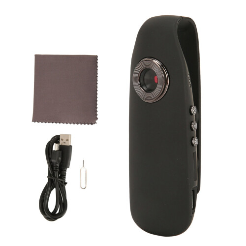 Mini cámara corporal 1080P 560 mAh, 64 GB, DC 5V 1