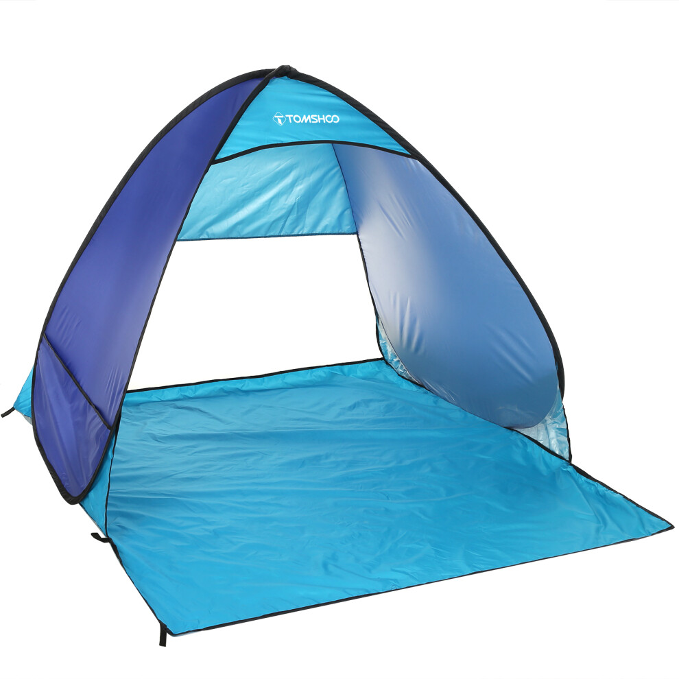TOMSHOO Automatic Instant Pop Up Beach Tent Lightweight Outdoor Beach Shade Sun Shelter Tent Canopy Cabana with Carry Bag