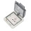 Caja de enchufe exterior IP66 Estilo FR de 1 módulo 250V 16A 8