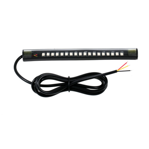 12V 18 LED Lichtleiste Schwarz 122x13x9mm Blinksignal 2