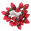 Erdbeer-Lichterkette 20LEDs 9.8ft Warm 3AA 4