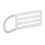 Edelstahl-Gewichtsgürtel D-Ring-Schnalle 38x97mm 15