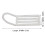 Edelstahl-Gewichtsgürtel D-Ring-Schnalle 38x97mm 11