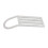 Edelstahl-Gewichtsgürtel D-Ring-Schnalle 38x97mm 8