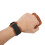 2pcs Gymnastics Palm Protector Imitation Leather Three Fingers Hand Grip for Pull Up Weight Lifting Training Brown 12