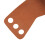 2pcs Gymnastics Palm Protector Imitation Leather Three Fingers Hand Grip for Pull Up Weight Lifting Training Brown 4