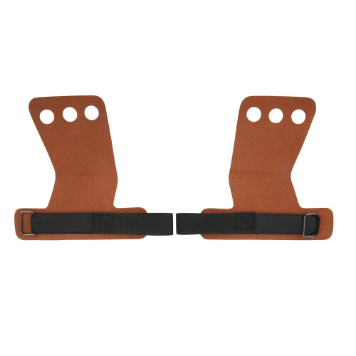2 piezas Protector de palma para 3 dedos Talla única Marrón 38 g 2