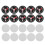 Botón de buscapersonas 433,92 MHz 80 mAh compacto negro ABS 2