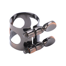 Saxophone Ligature Mouthpiece Fastener Sax Metal Clip Musical Instrument Accessories Treble Antique Copper