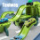 Dinosaurier Auto Flugzeug Pull Back 80x36x19cm Farbe 3