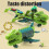 Dinosaurier Auto Flugzeug Pull Back 80x36x19cm Farbe 9