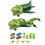 Dinosaurier Auto Flugzeug Pull Back 80x36x19cm Farbe 2