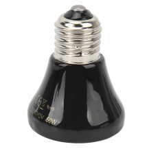 Ceramic Reptile Heat Lamp Bulb Mini Infrared Heat Ceramic Amphibian Heating Lamp for Lizards Reptiles 220V-240V