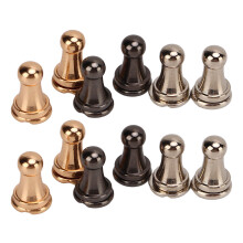 30 piezas de tornillo remache de cabeza redonda 6x4mm de latón macizo