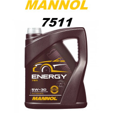 MANNOL 5L 7511 Energy 5W30 Engine Oil A3/B4 Premium Engine Oil
