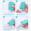 Manual Binding Machines Multipurpose 6 Holes Cinch Book Binding Machine for Home Office Light Blue 4
