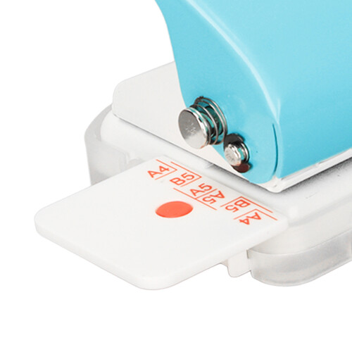 Manual Binding Machines Multipurpose 6 Holes Cinch Book Binding Machine for Home Office Light Blue 2