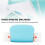 Manual Binding Machines Multipurpose 6 Holes Cinch Book Binding Machine for Home Office Light Blue 8