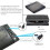 Lector de DVD externo USB 3.0 Tipo-C con interfaz dual 3