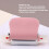 Manuelle 6-Loch-Cinch-Bindemaschine, rosa, 6 mm 3