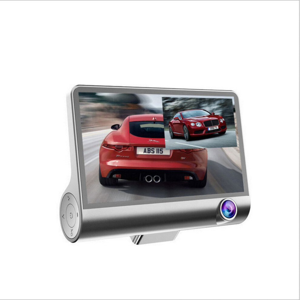 Car Dash Cam Night Vision Reverse Image Dual Lens With Backup Camera Waterproof Driving Recorder 3 Way Recording 6951320984065