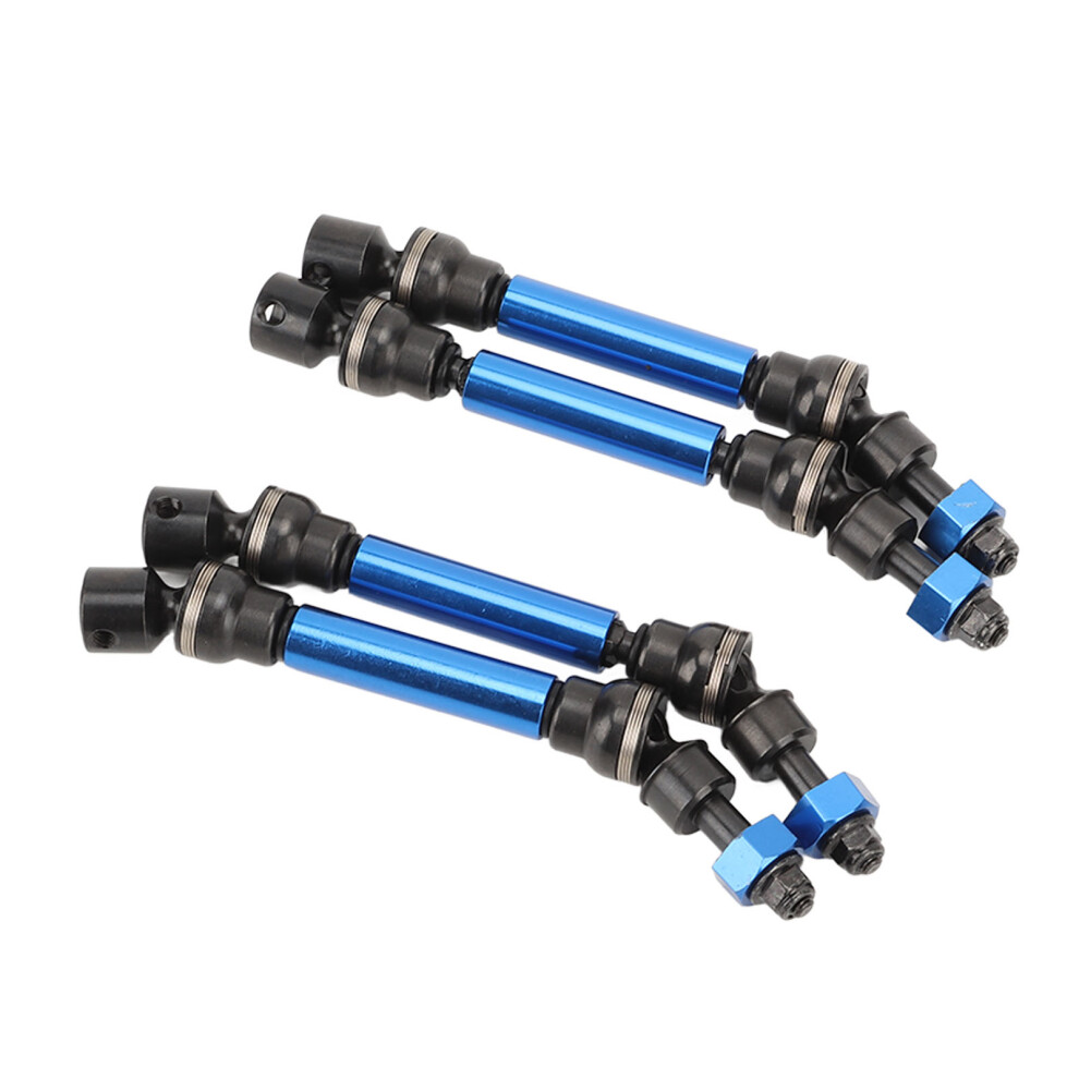 4Pcs Rc Front Rear Drive Shaft Rust Protection Wearproof Stable Rc Drive Transmission Shaft For Arrma 1/10 Rc Car Dark/Blue