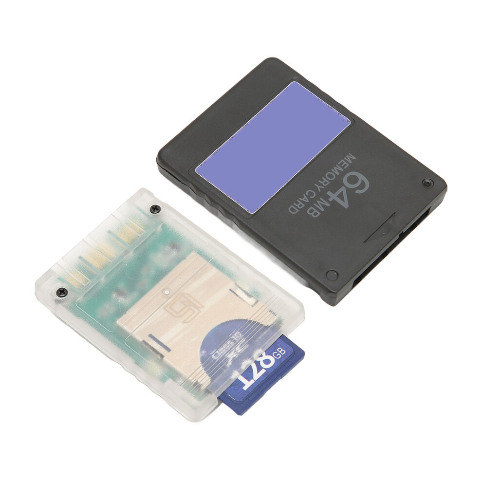 Game Card Adapter Universal For Mx4sio Reader With 128G Storage Card 64Mb Fmcbv1.966 Card For Ps2 Slim Consoles 8421320986461