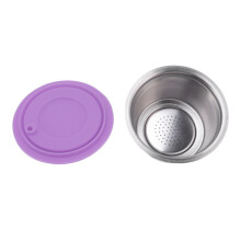 Conjunto de cápsulas SS morado 53 mm taza, 40 mm filtro, 40 ml