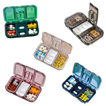 Organizador de pastillas y cortador 2-en-1, PC 12x7x2 cm