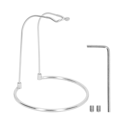 Edelstahl-Spinnrollenhalter Kurz-U-Rahmen Silber 1