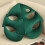 Turtle Back Bambusblatt PP-Baumwolle grün 52 x 48 cm 3