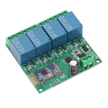 Módulo de relé Bluetooth de 4 canales DC12V 30 m PCB