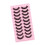 Self-Adhesive Reusable False Eyelashes Natural Thick 10 Pairs 15