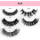 Self-Adhesive Reusable False Eyelashes Natural Thick 10 Pairs 2