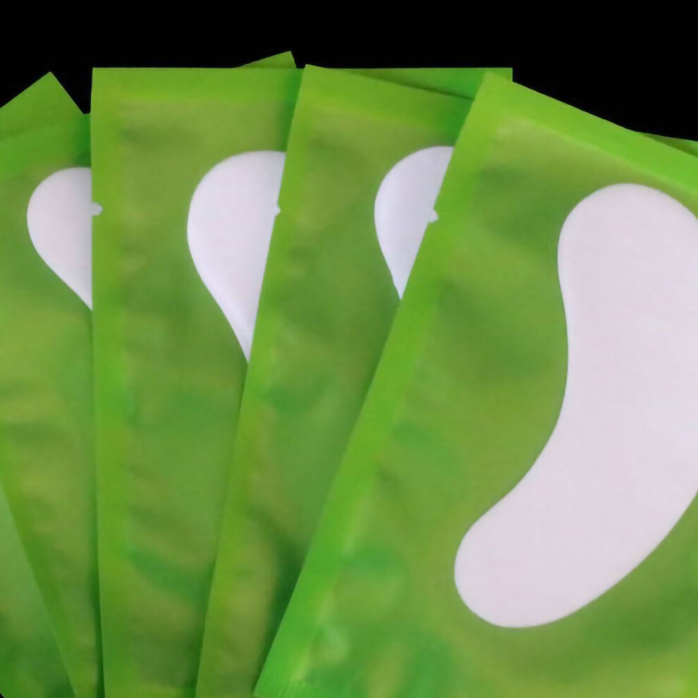 Eyelash Extensions Eye Patches Insulate Gasket Light Breathable Comfortable Eye Pad for Puffy Eyes Dark Circles Green