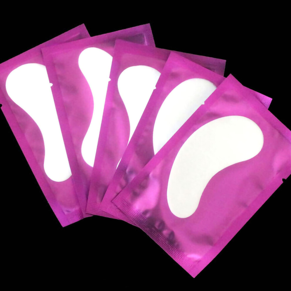 Eyelash Extensions Eye Patches Insulate Gasket Light Breathable Comfortable Eye Pad for Puffy Eyes Dark Circles Purple