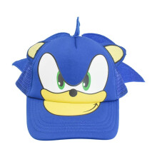 Anime Baseballkappe Nylon verstellbar blau 56-60cm