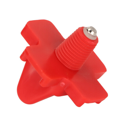 20 Stück G1/8 rote Hühner-Tränkenippel PP/SS 2