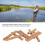 Karpfenfischerei Korkstäbchen 10 Stück 6mm Ködermontage Method Feeder Boilies Köder Tragkraft 11