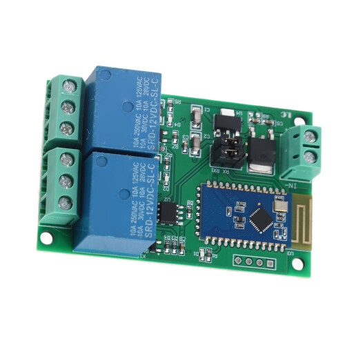 2-Kanal Bluetooth-Relaismodul DC12V, PCB, 10M 2