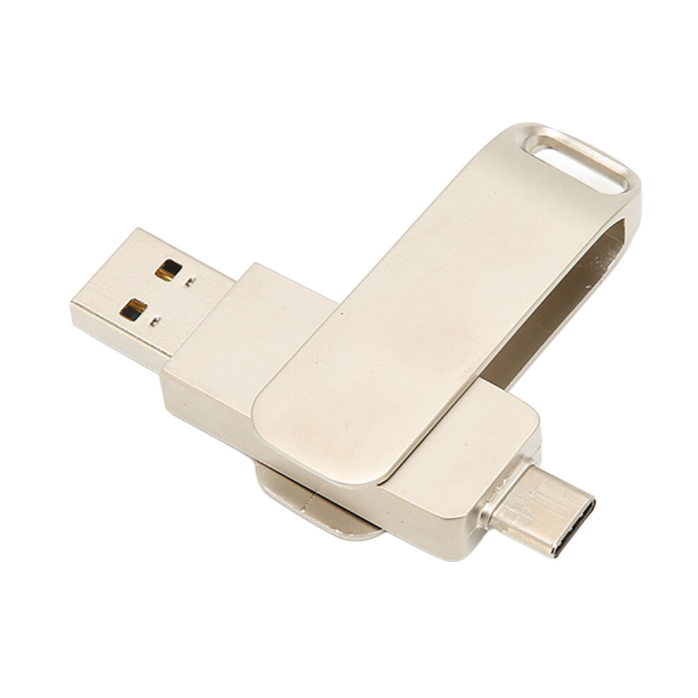 Phone Memory Stick Usb 3.0 Type C 2 In 1 Metal Rotatable Portable Flash Drive For Tablets Pictures Storage 256Gb Silver 7891321003527