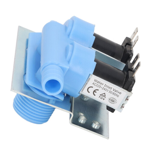 285805 blaues 2-Kopf-Wasserzufuhrventil AC220-240V 1