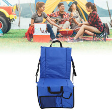 Silla de estadio plegable 600D Azul Oxford 41x41cm