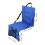 Silla de estadio plegable 600D Azul Oxford 41x41cm 12