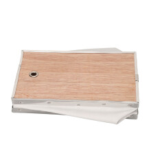 Bienenräuchergerät Blasebalg 19x12cm aus Sperrholz und PVC mit Clip