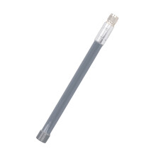 Antena de doble banda de alta ganancia, omnidireccional, gris.