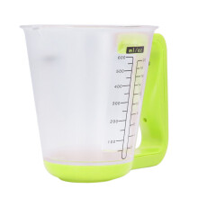 Digitale Waage & Becher, 1 kg, Grün, 12 x 14 x 7,5 cm