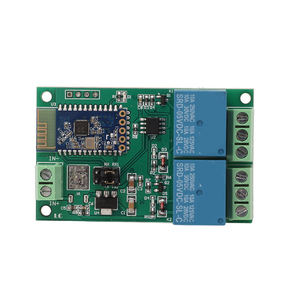 Relay Module 2 Channel Bluetooth Board App Remote Switch Control With Light Indicator Dc 5V 5071321002757