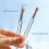20 Stück Silikon-Lippenpinsel – doppelseitig, weich 10