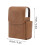PU Cigarette Case with Lighter Holder 20 Packs Cigarette Box Wallet Design for Men Smoke Tools Brown 3